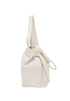 Beak Top Handle Bag, &pound;450, Handbags, White, Leather, Side view
